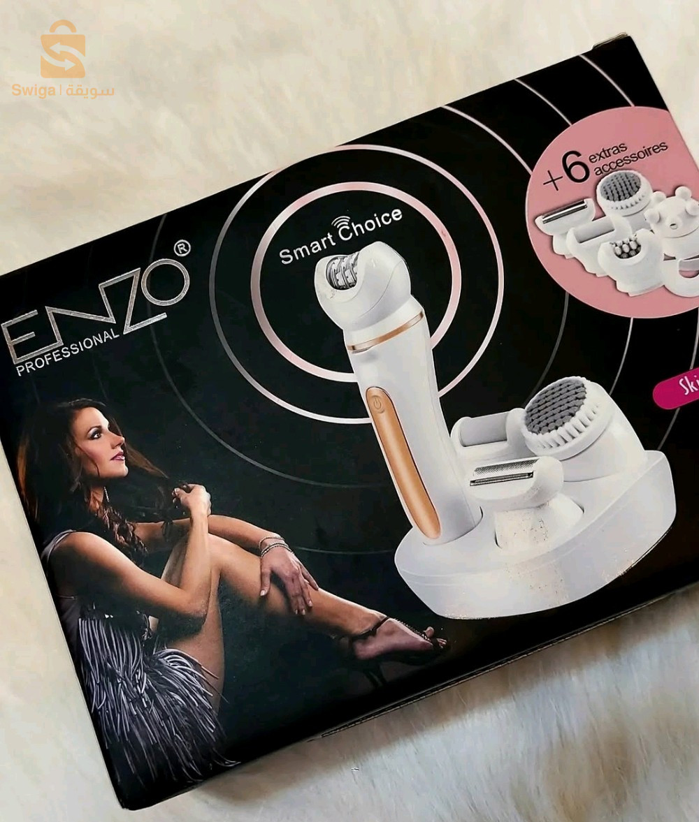 ماكينة إزالة الشعر إنزو بروفيشنال + 6 إضافات ENZO PROFESSIONAL Epilateur +6 Extra En3165