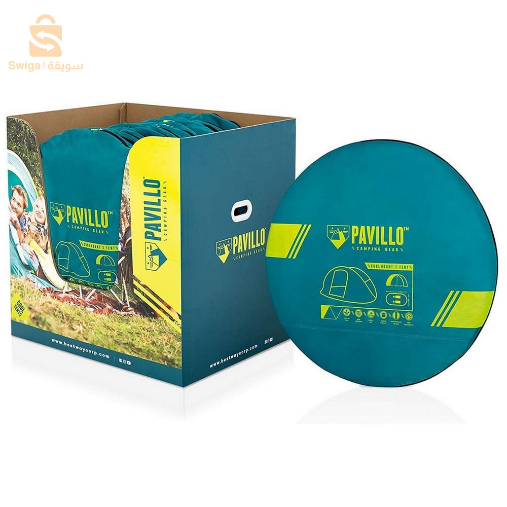 Bestway 68086 Tente De Randonnée 2 Personnes 235 x 145 x 100 cm Pavillo