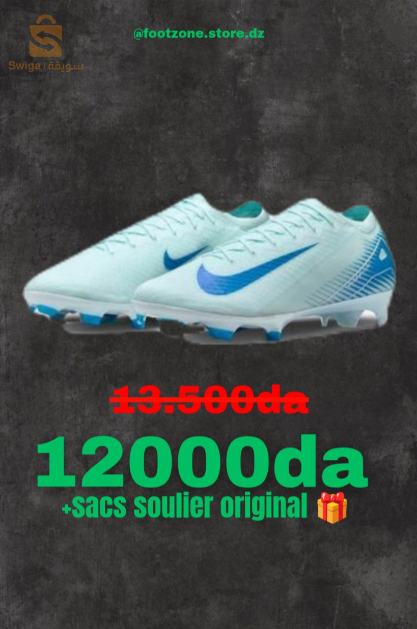 ⚪️souliat DISPO F LA MEILLEURE QUALITÉ SUR 🔥🇩🇿🥇
🔴 ADIDAS F 50 LACLESEE Elite horizon pack 🫀🩸
Taille :41_43 bark
Prix:12000 négociable 
⚪ adidas F50 Elite laceless FG ⚡💨 
+Sacs soulier original 🎁 
Taille:43
Prix :12800 négociable 
🔵 Nike Mercurial vapor 16 mad embicien pack 🥶🐬
+Sacs soulier original 🎁 
Taille : 43 
Prix :12800 négociable 
🟣 adidas Predator Freak Violet 🐉💜 
Taille : 40 
Prix :8700 fix

🚨Promotion‼️ 🚨promotion ‼️ 🚨promotion ‼️ 🚨liquidation habat la5rine🚨⚠️ 
للطلب او الاستفسار🔴 يرجى التواصل معنا في الخاصا او علا  صفحة في انستقرام @
او message WhatsApp 
==