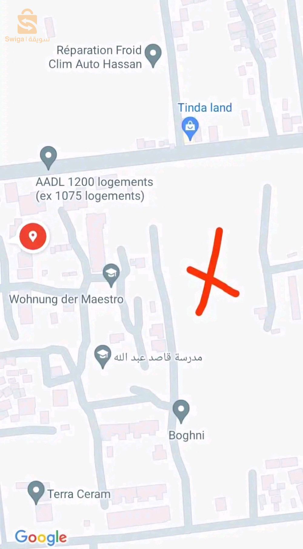 قطعة ارض للبيع في بواسماعيل ولاية تيبازة