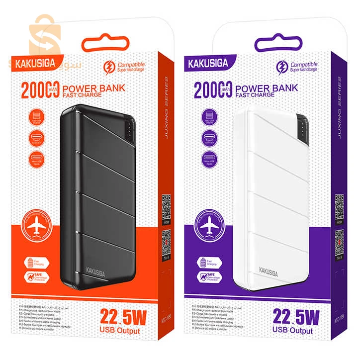 pawer bank kakusiga 20000 mah 22.5 w