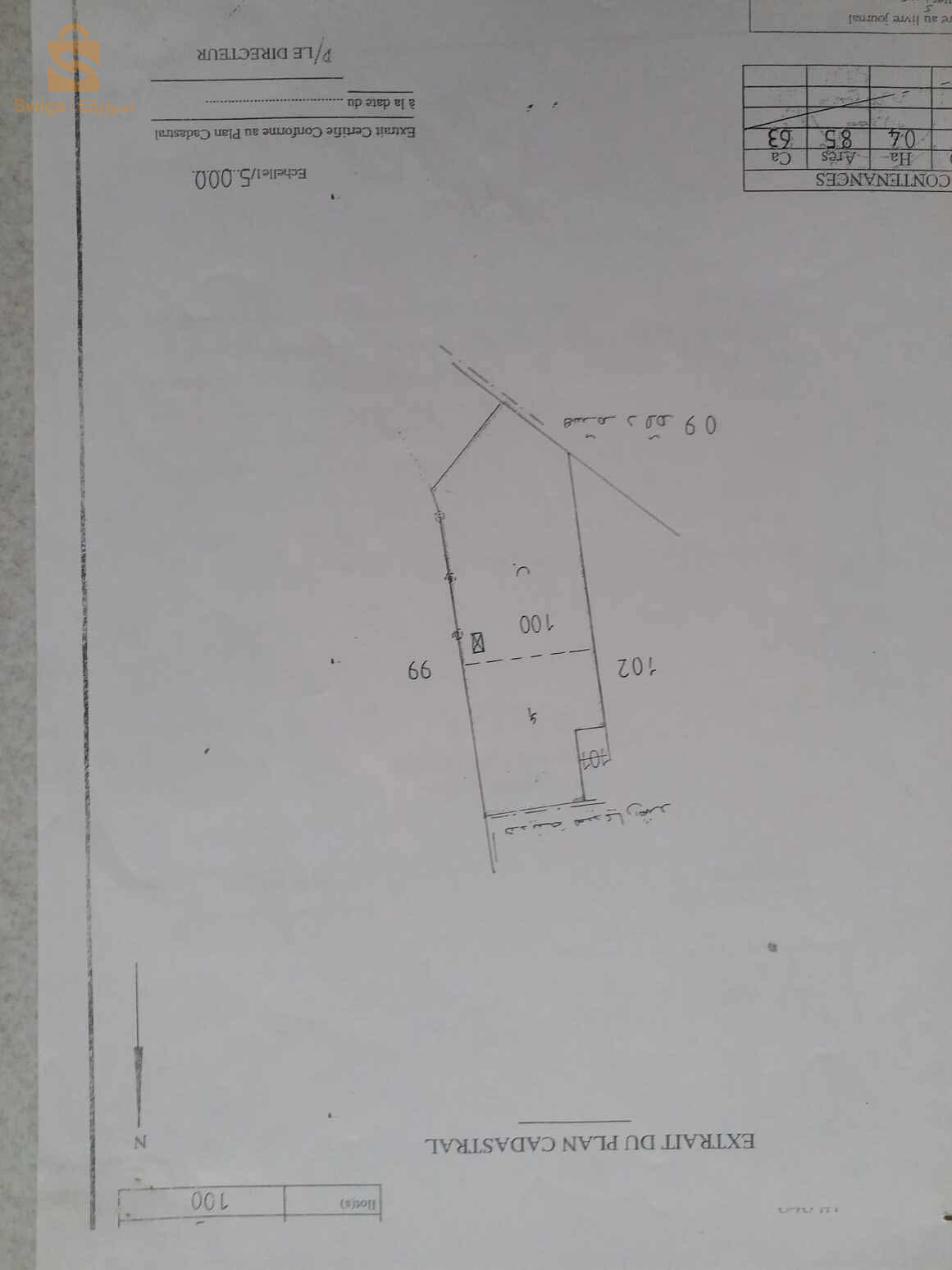a vendre terrain plat sidi rached wilaya de Tipaza 0550359322