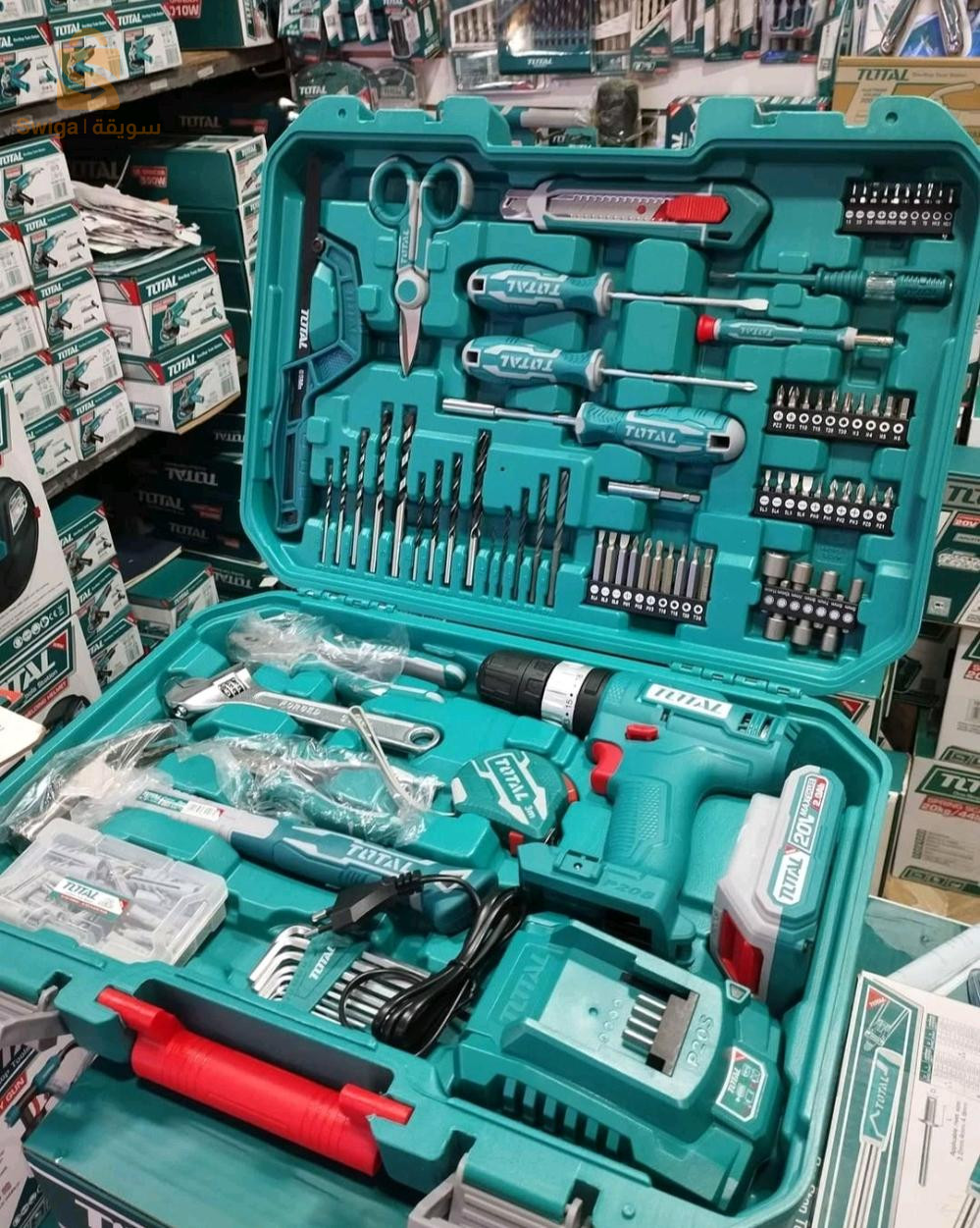 KIT OUTILS TOTAL VISS  165PCS THKTHP11652
طقم أدوات براغي توتال 165 قطعة THKTHP11652