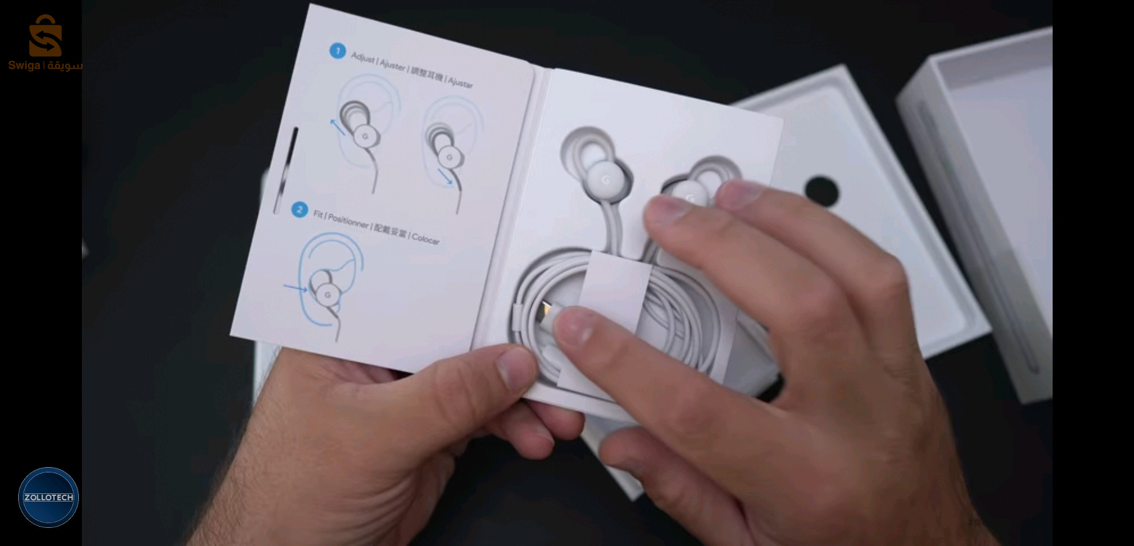 Pack accessoires original récupéré Google Pixel 3 XL