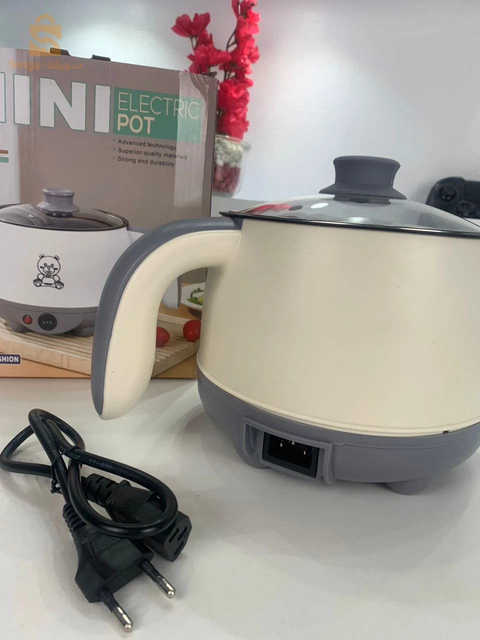 Multicuiseur Électrique Multifonction 1.8L Antiadhésif 220V – جهاز طهي كهربائي متعدد الوظائف