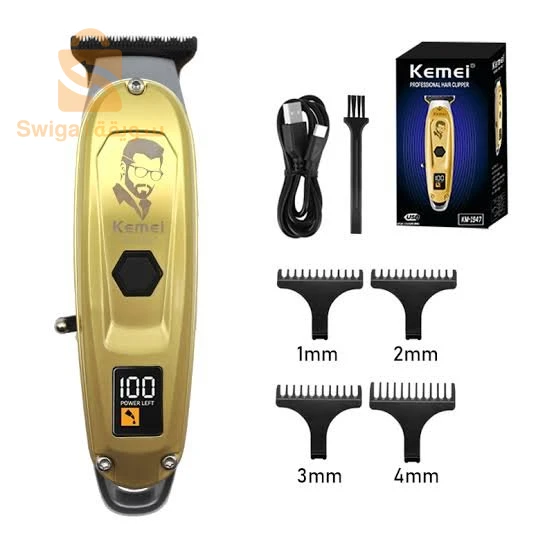 Tondeuse kemei 1947 rechargeable