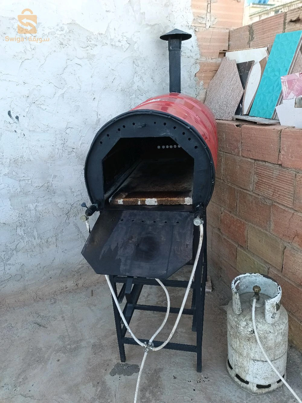 فور يمشي بالقرعة الغاز او غاز المدينة كوشة تطيب البيتزا مطلوع كرانتيكا pizza oven