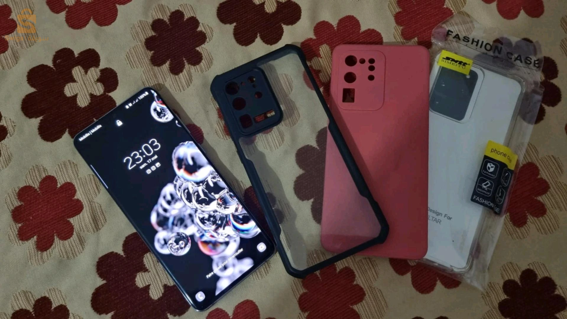 سلام و عليكم . متوفر هاتف Galaxy S20 ultra 5g Duos
تيليفون مريقل في كلش عندو كاج أريار معاود هذا ماكان
12gb/128gb .batterie 5000mah
معاه بواط شارج و 3 ليزونتيشوك 
التوصيل ماكانش 
المكان : تابلاط -المدية 
نبيع ولا نبرز بهاذ الهواتف oppofindx3pro oneplus8pro/9pro/10pro. deux puces
المهتم يراسلني ولا يعيط فتيليفون 0667807495