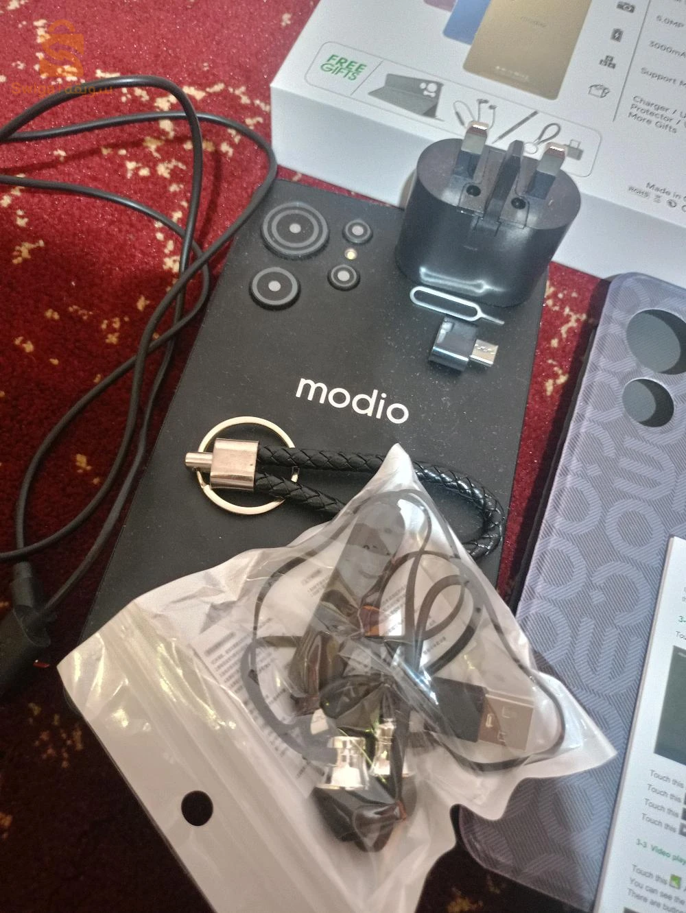 طابلات جديدة مستعملة قدر أسبوع Modio M795 / 5G wifi256 / 6 البطارية 🔋 3000 يدعم شريحتين 4كاميرات من الخلف وواحدة أمامية مزودة ب 6 أكسيسوارات كتمان + سيالة بوجهين حبرية للكتابة على الورق وللكتابة على الشاشة+ USB + بورتكلي....