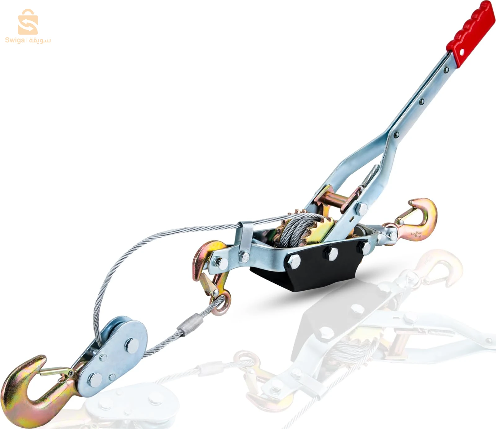 Treuil manuel de 2 tonnes en métal galvanisé avec pince à cliquet – حامل أضحية العيد 2 طن
