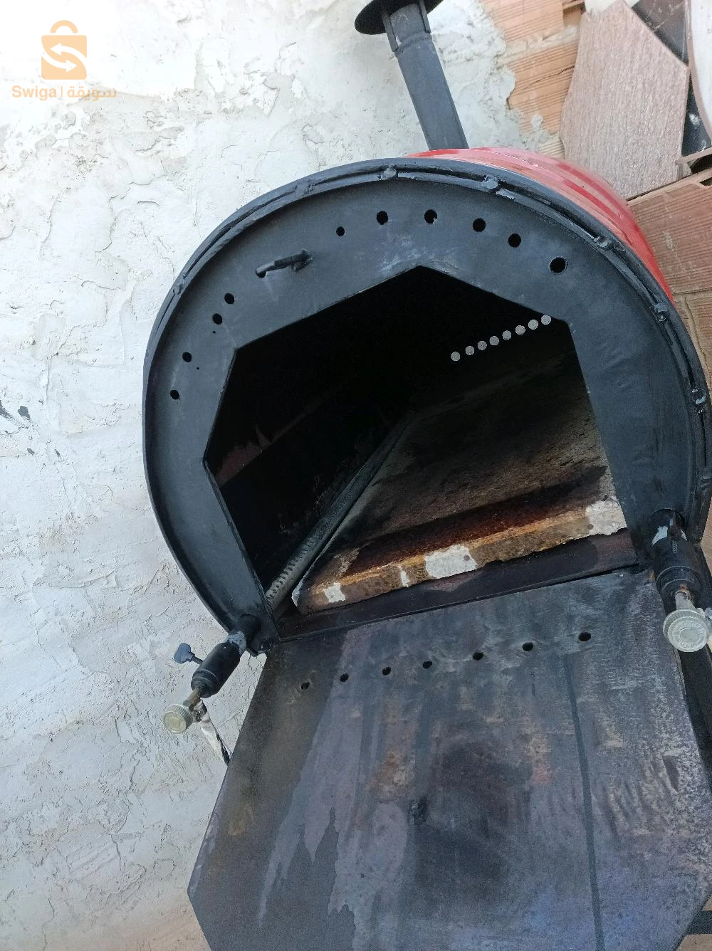 فور يمشي بالقرعة الغاز او غاز المدينة كوشة تطيب البيتزا مطلوع كرانتيكا pizza oven