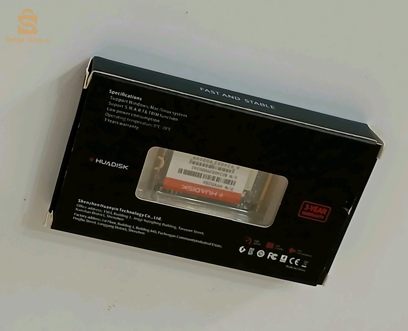 SSD M.2 Nvme 256g "HUADISK"