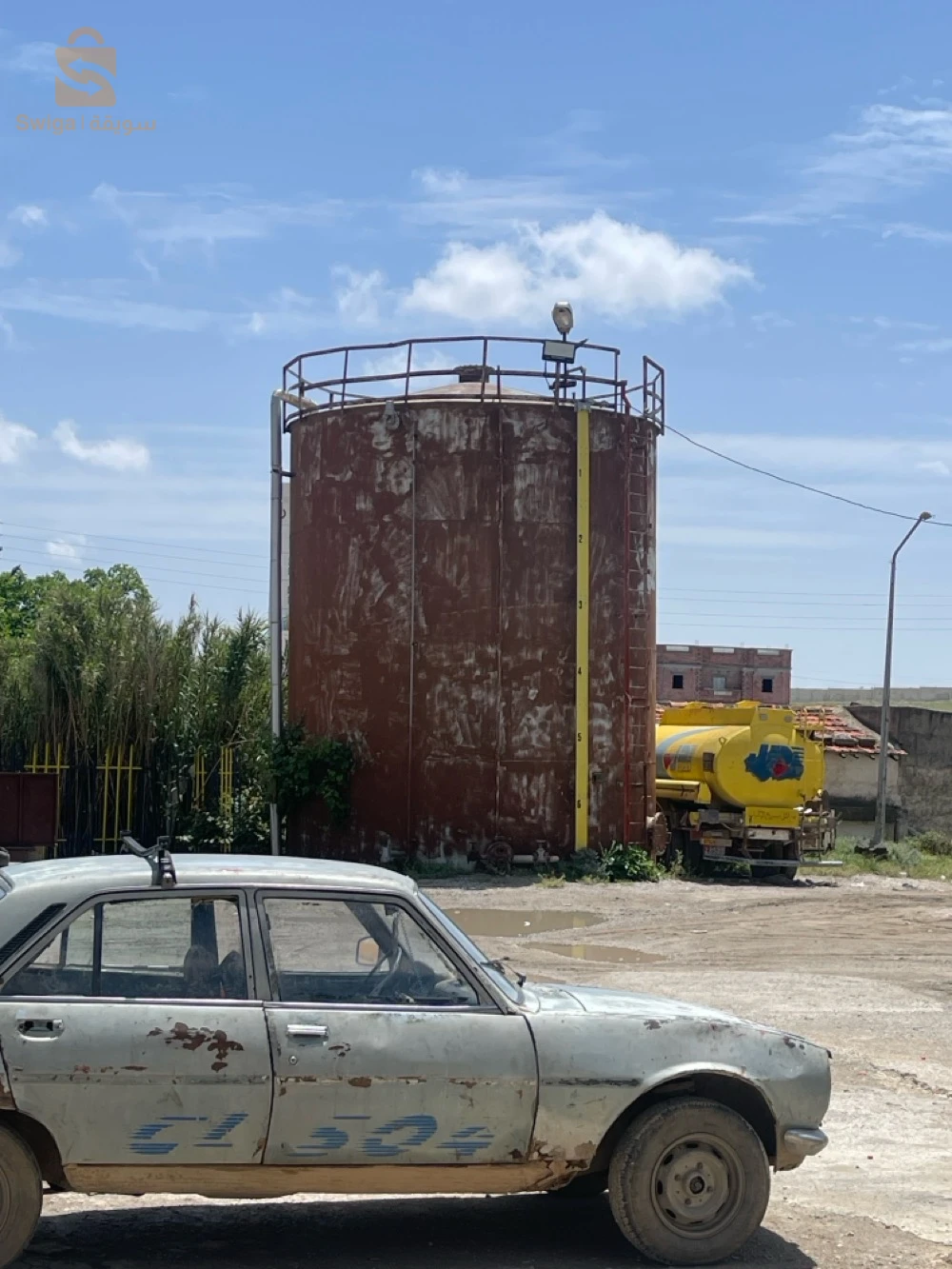 خزان يحمل 20000الف لتر في حالة جيدة