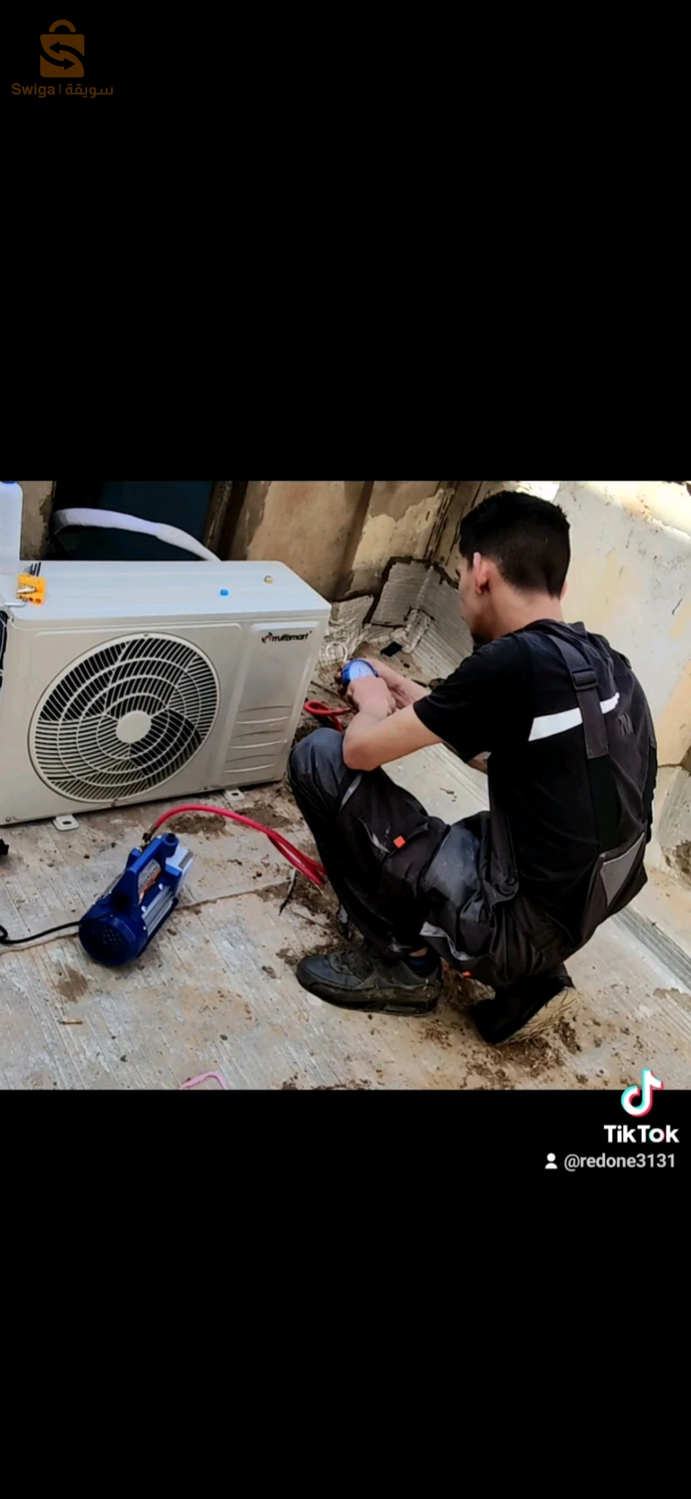 فني تركيب مكيفات الهواء installateur climatiseurs