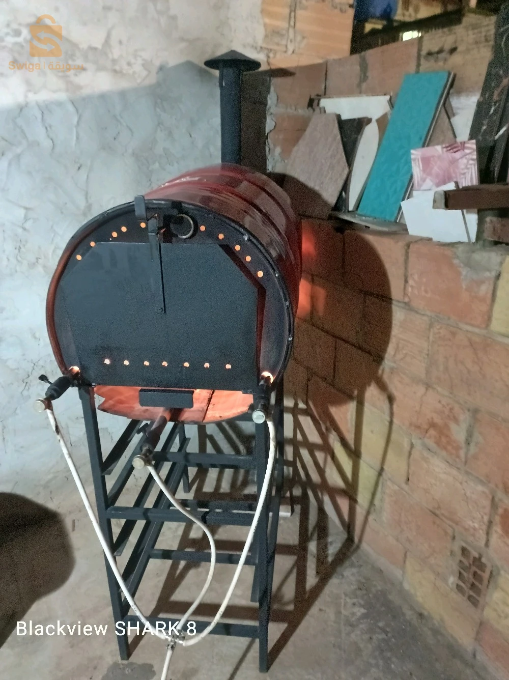 فور يمشي بالقرعة الغاز او غاز المدينة كوشة تطيب البيتزا مطلوع كرانتيكا pizza oven