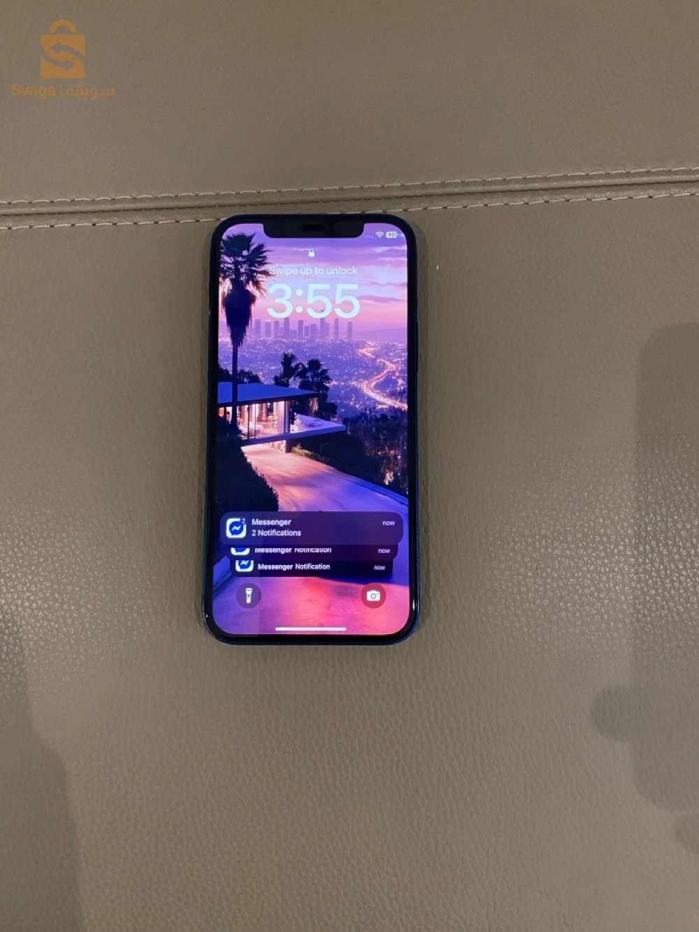 iPhone 12 bleu 64gb📀batterie 76🔋 jamais teftah etat 10/10