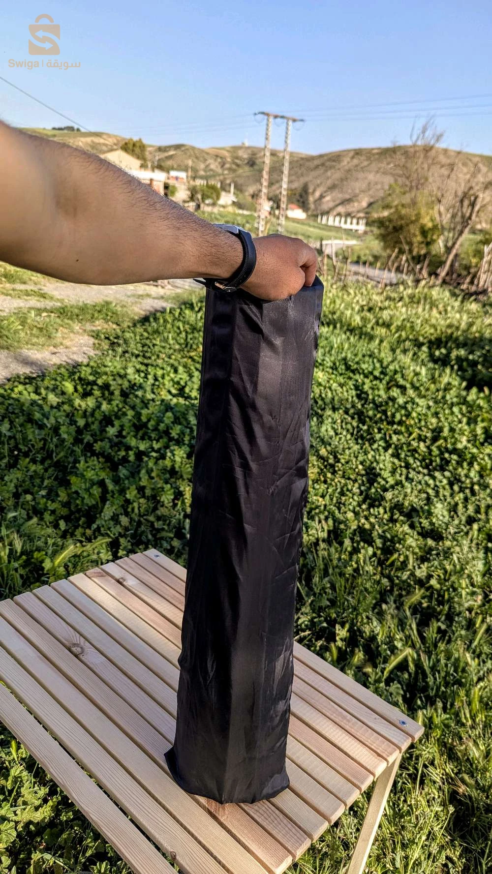 طاولة خشبية قابلة للطي  Table pliante