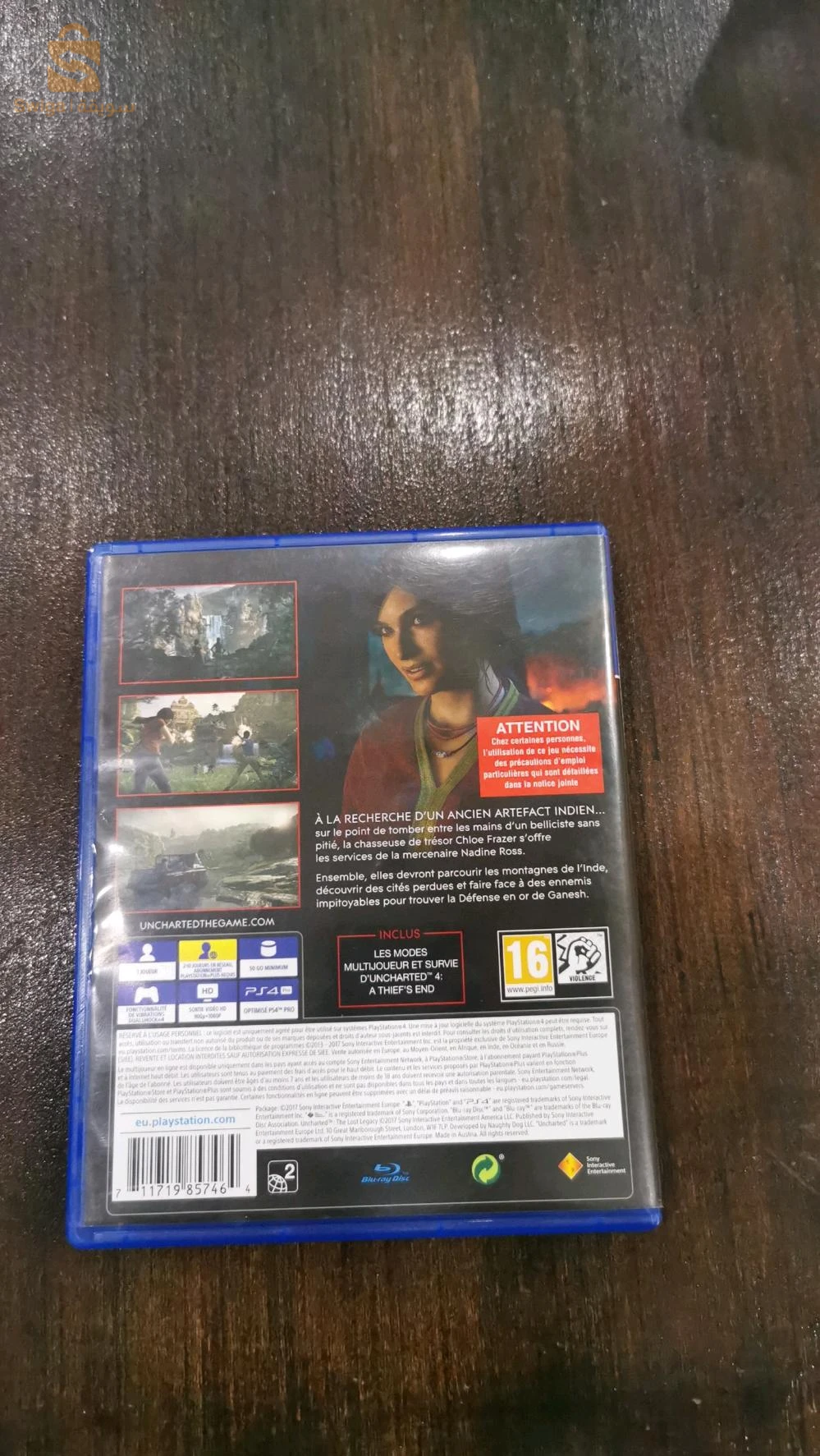 Cd ps4 the last of us remasted ' uncharted the lost legacy