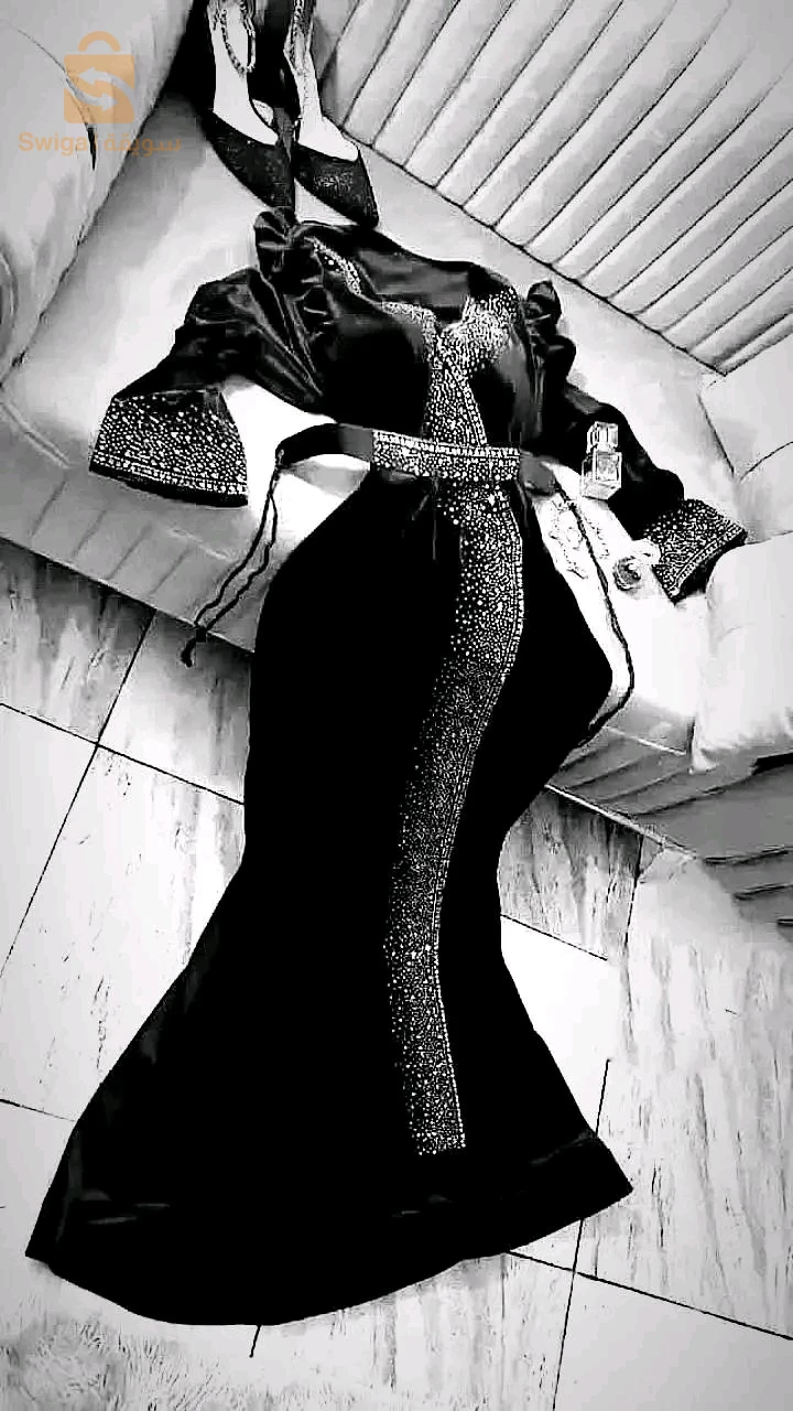 غوب مرصعة بليستراس 😍 يخليك قمة أناقتك ❤