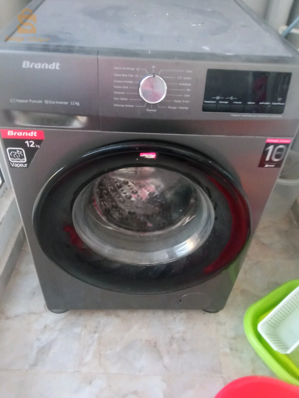 machine a laver marque Brandt 12kg très bonne état utilisé 1ans inventer la tout