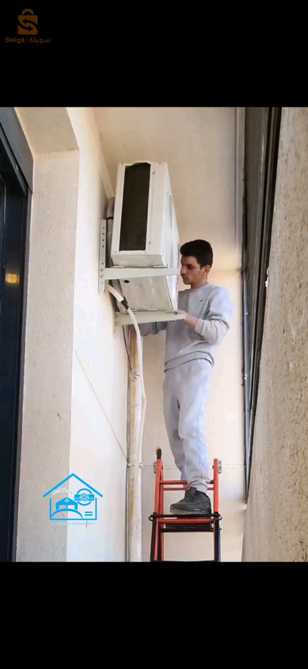فني تركيب مكيفات الهواء installateur climatiseurs