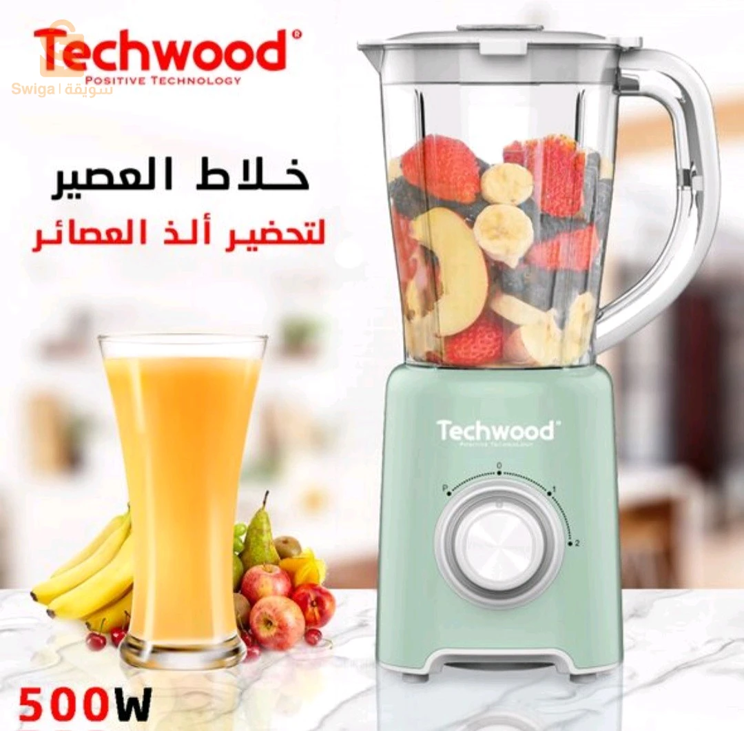 Blender De 2 Niveaux De Vitesse Avec Fonction Impulsion 1.5L 500W Techwood TBL-782