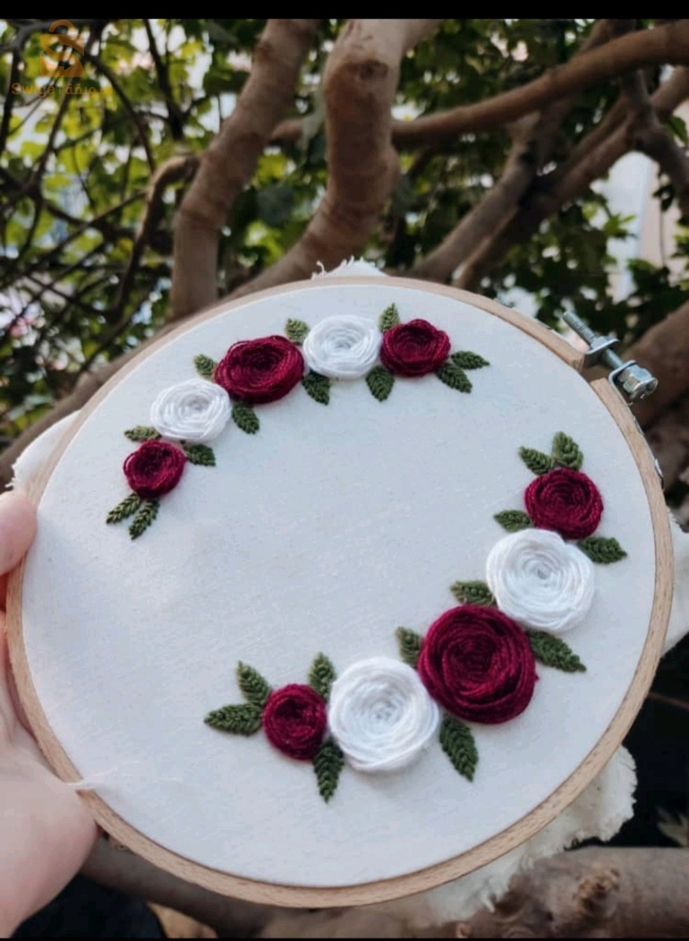 décoration brodrie a main