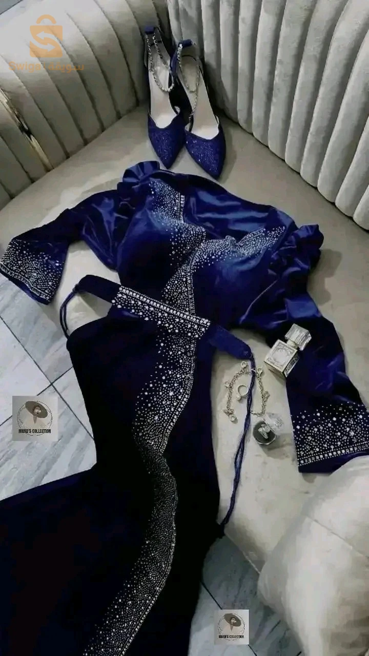 غوب مرصعة بليستراس 😍 يخليك قمة أناقتك ❤