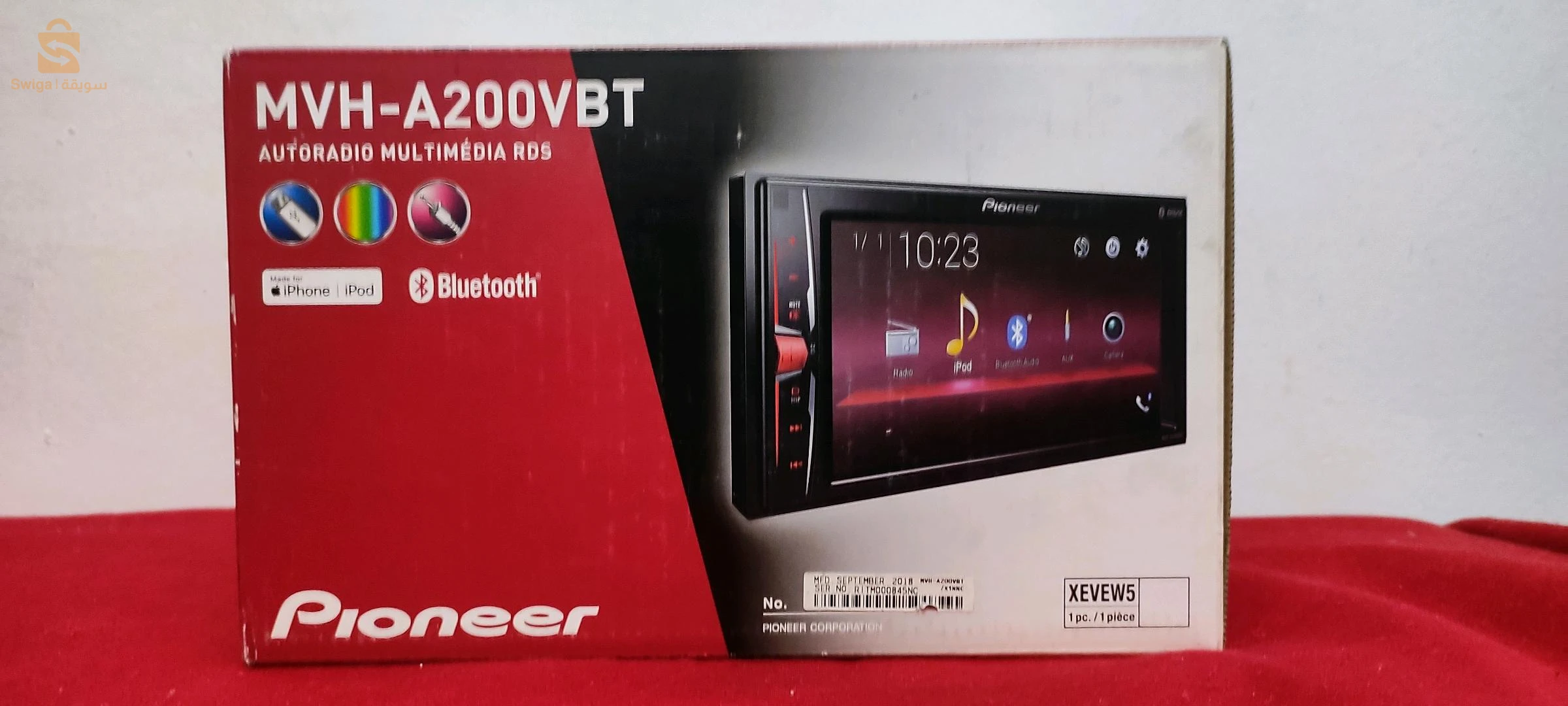 tablette DVD pioneer original special sono+camera de recul