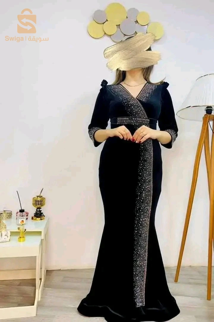 غوب مرصعة بليستراس 😍 يخليك قمة أناقتك ❤