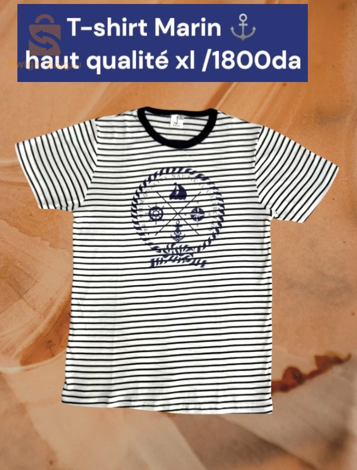 كلش راهو مكتوب  Vêtements marin ⚓ top qualité
 الاسعار و المقاسات مكتوبة فالصور
    التوصيل متوفر 58 ولاية