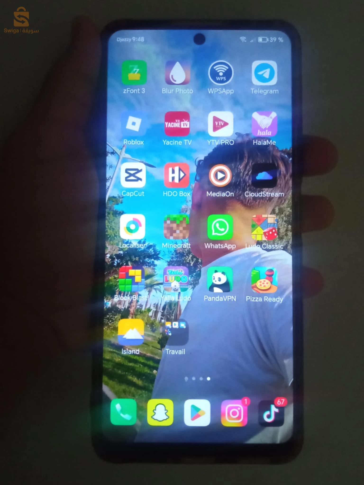 هاتف honor magic 4lite 5G هابط كابة