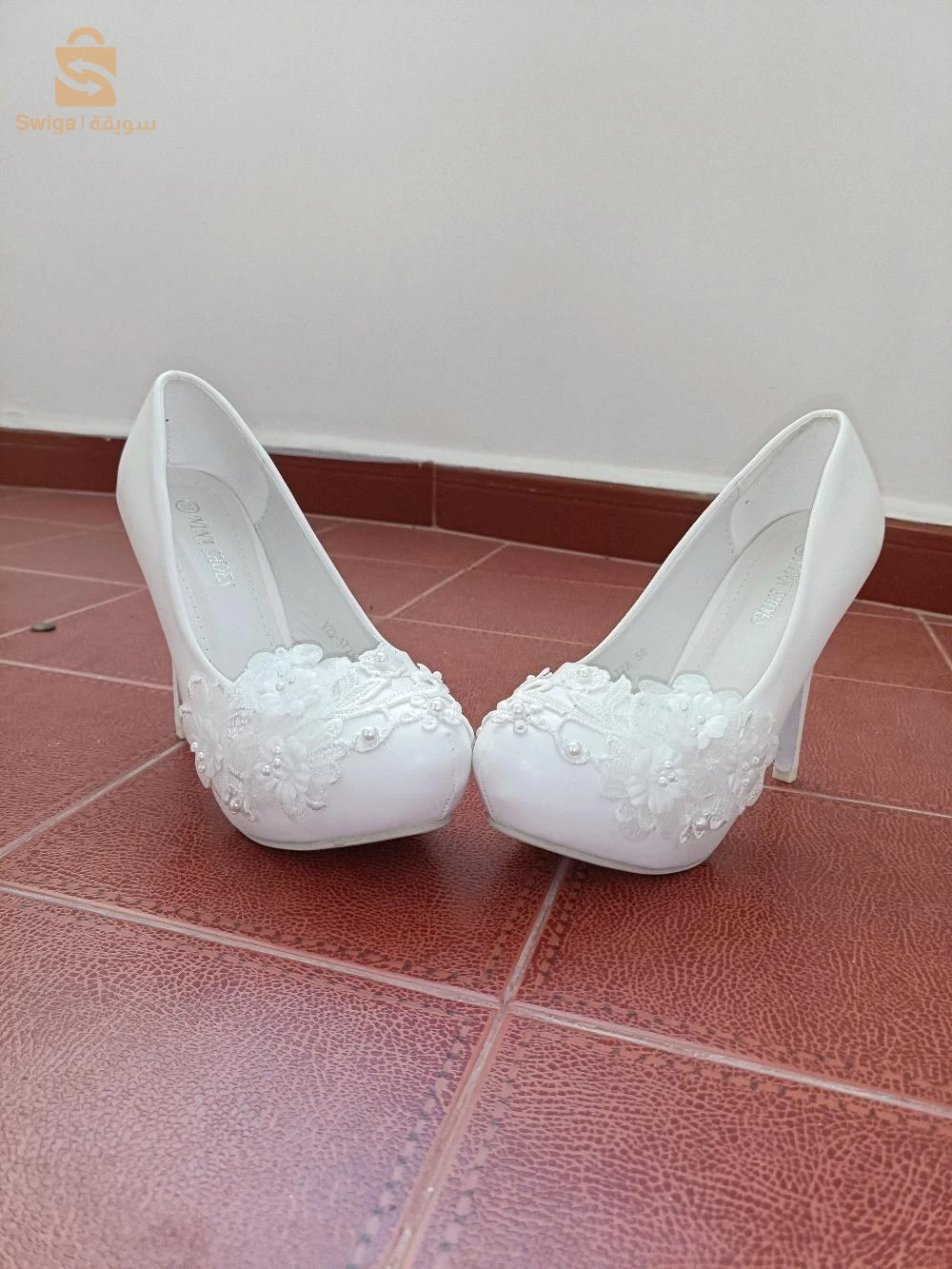 escarpin mariée blanc