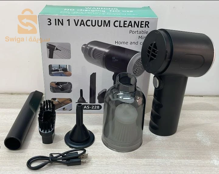 مكنسة كهربائية روشارجابل mini aspirateur souffleur