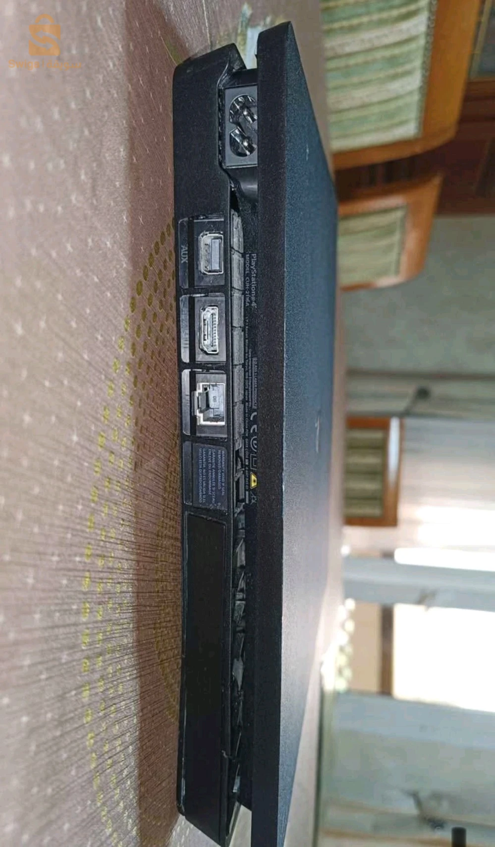 ps4 slim 500g problam lecture+ 2 manete original+ cd red dead2+ gta5