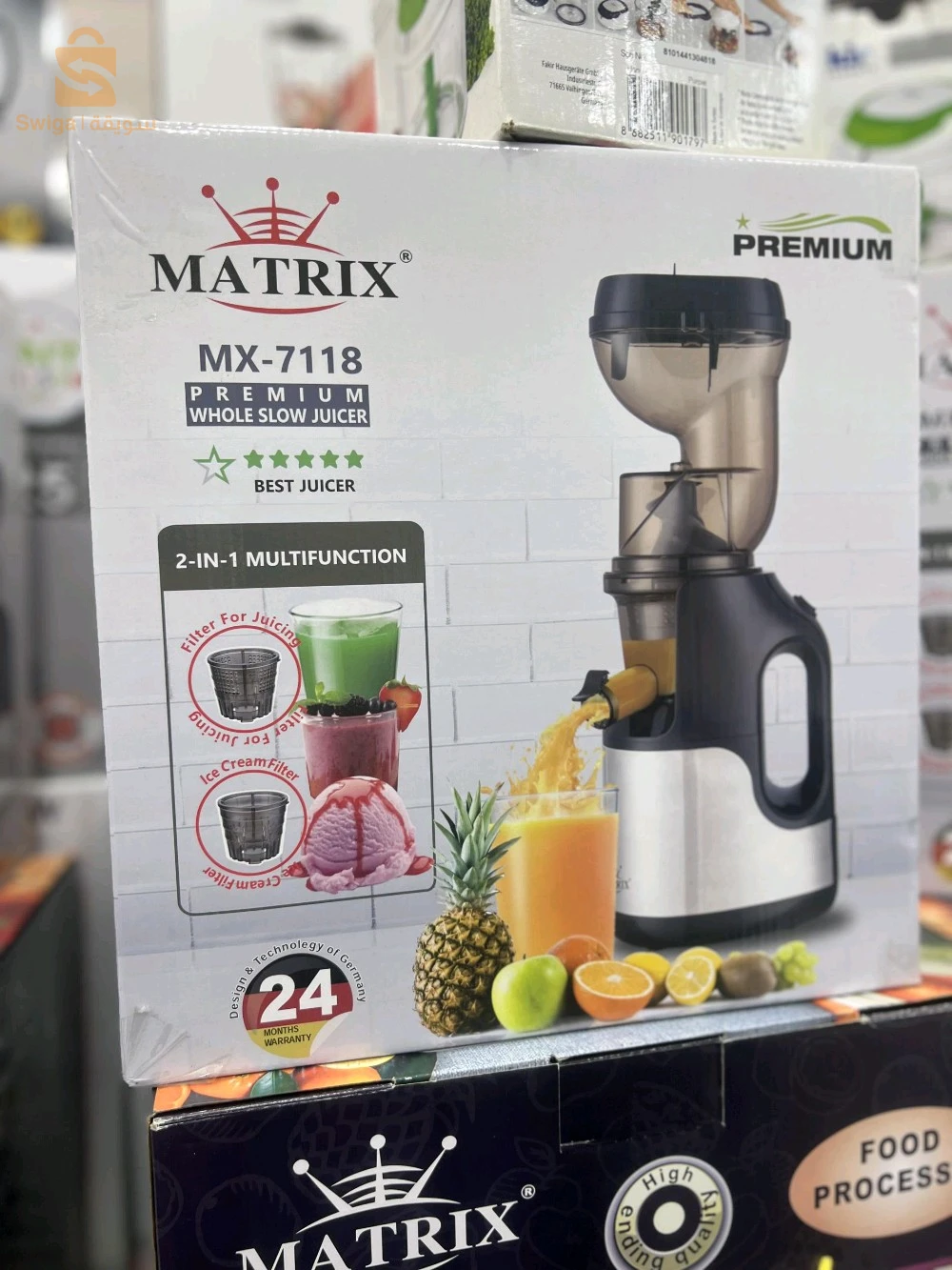 العصارة  ماركة Matrix، موديل MX-7118،