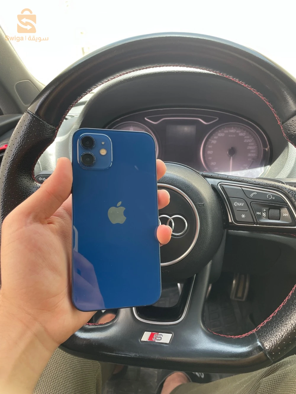 iPhone 12 bleu 128gb💿 batterie 78🔋 jamais teftah kolech actif etat 10-10