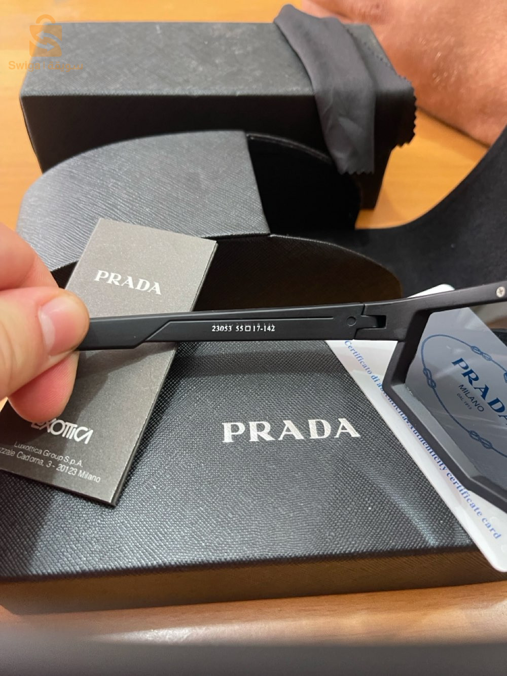 Lunette PRADA original homme