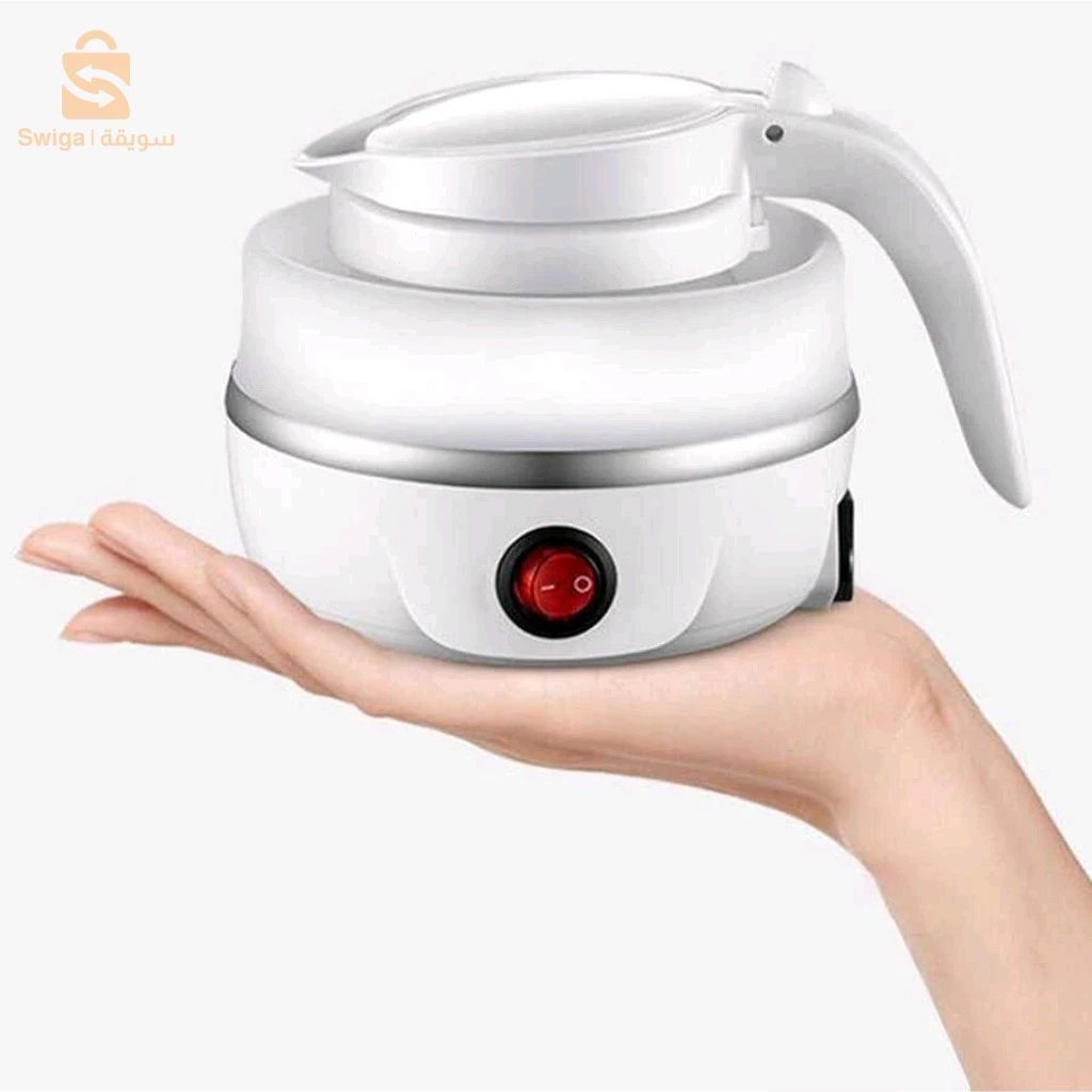 Bouilloire électrique pliable en silicone ,portable Avec  indicateur de mise hors tension غلاية كهربائية قابلة للطي محمولة سيليكون