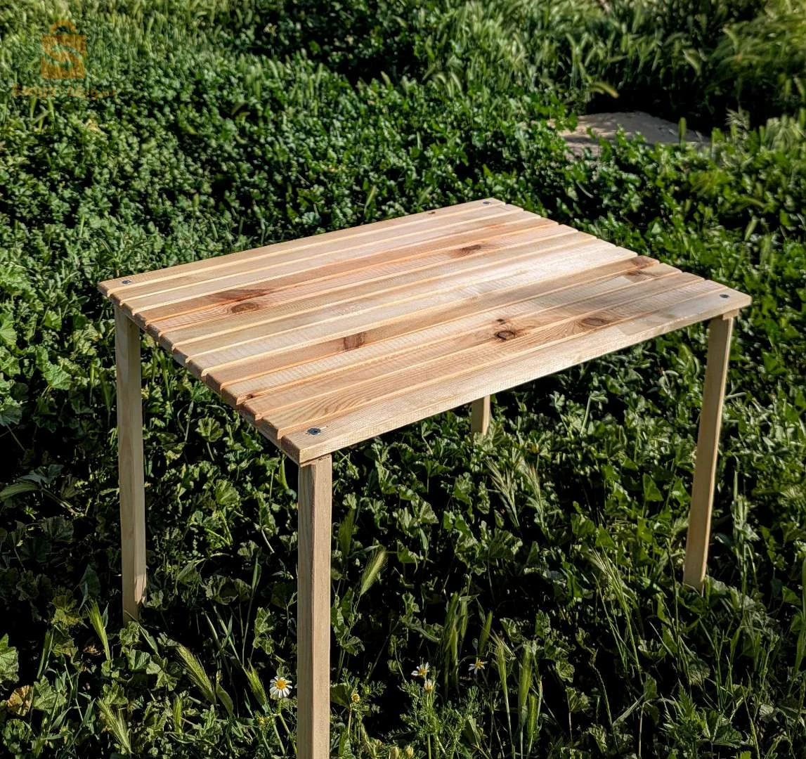 طاولة خشبية قابلة للطي  Table pliante
