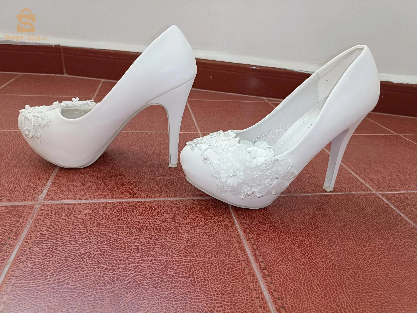 escarpin mariée blanc