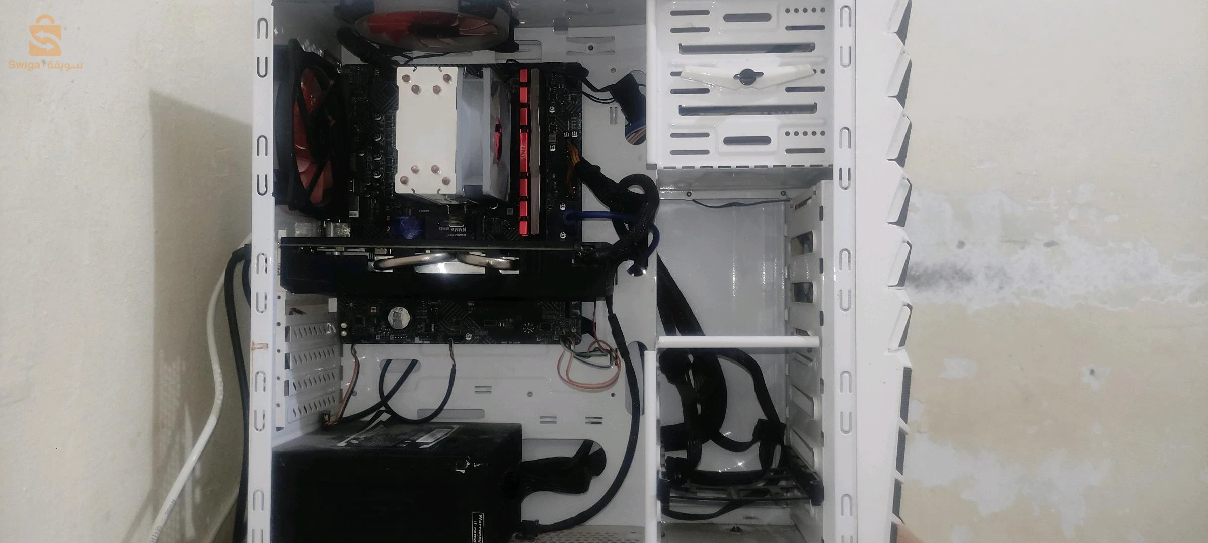 السلام عليكم عندي هاذ البيسي شحال يجيب وجازكم الله خيرا 
I3 13100f ice 400se
pro h610 bm
Ram24 3200
Power supply 550+80 plat 
Rx 580 8g mellse 
Son disk
Ecran benq 144 htz 1080 fhd
تم تعديل المنشور راني نبيع كلش 10ملاين
المكان الجلفة