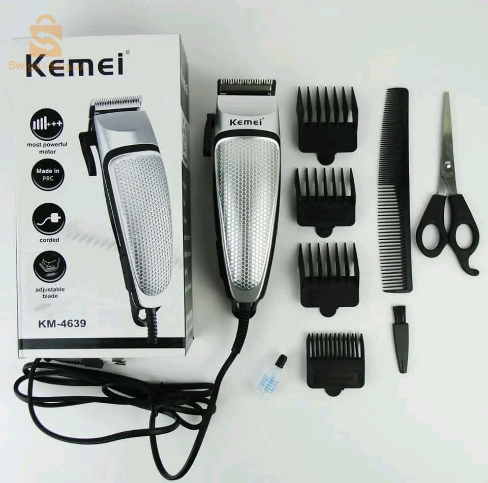 Tondeuse kemei 4639 à câble