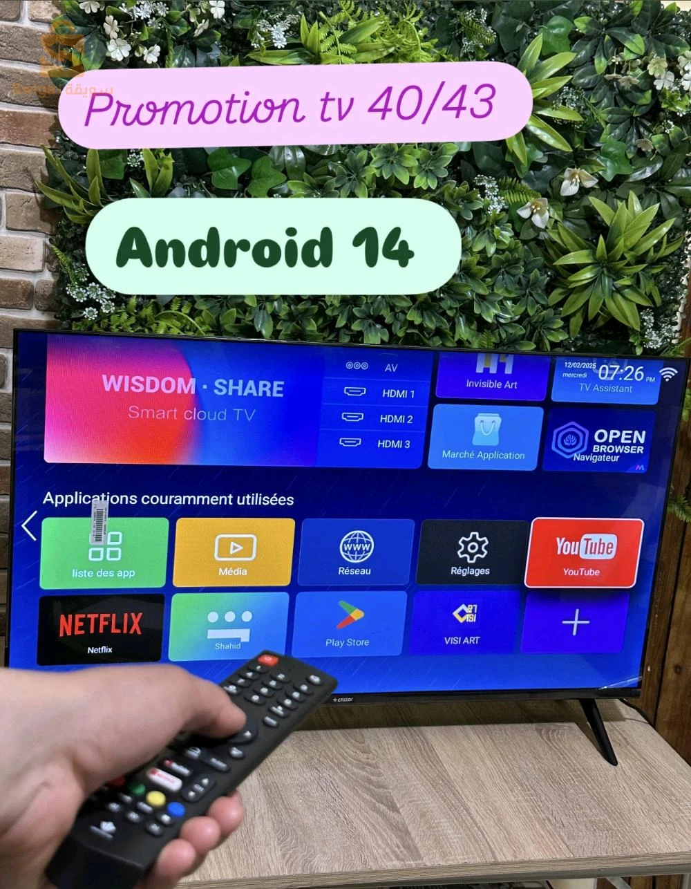 Téléviseurs, satellites et leurs accessoires 