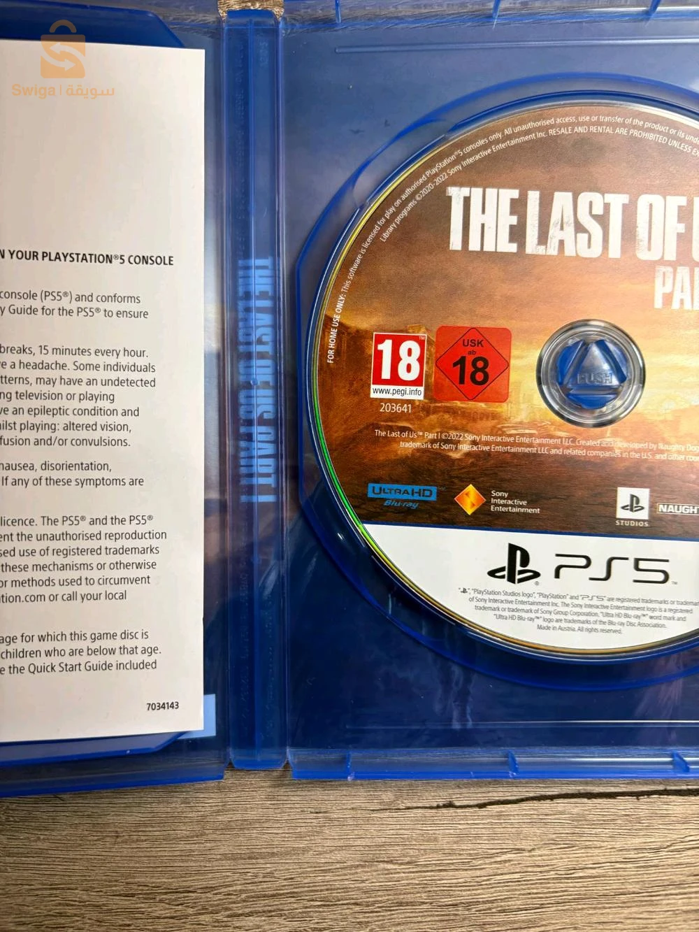Cd The Last of Part I PS5