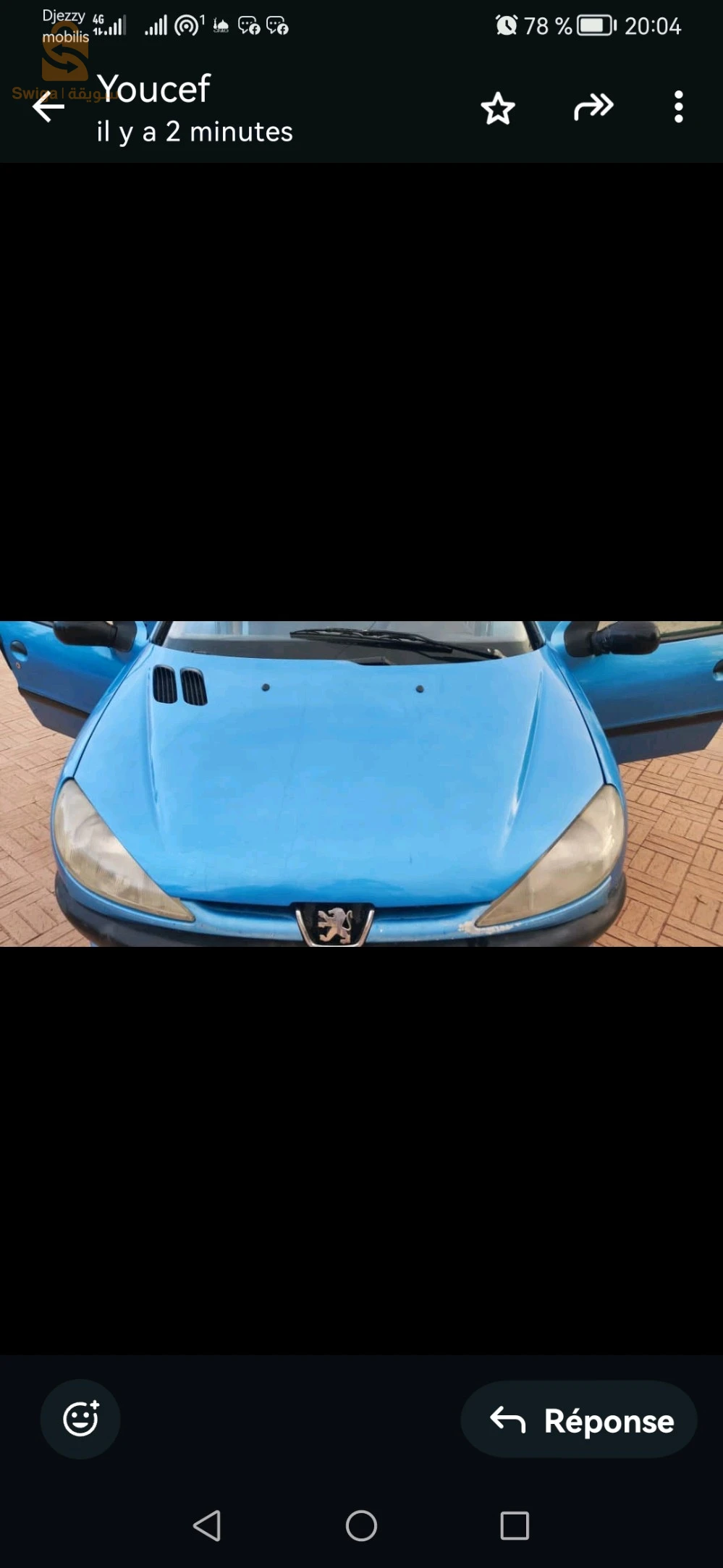 بيجو 206 2002 22 سيدي بلعباس