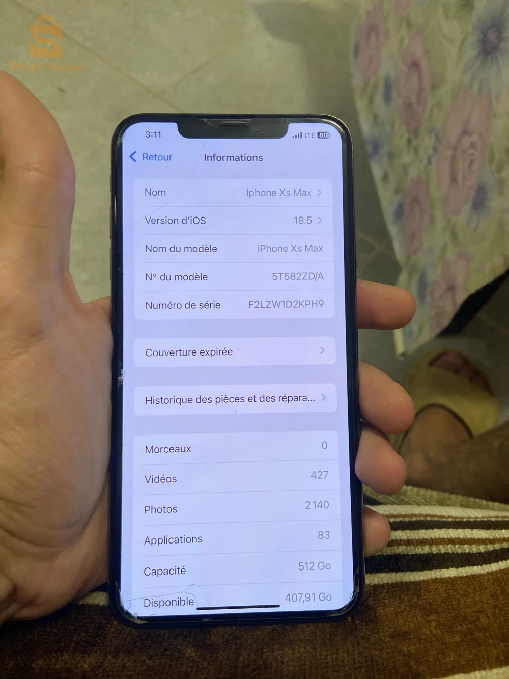 IPhone XS Max à vendre