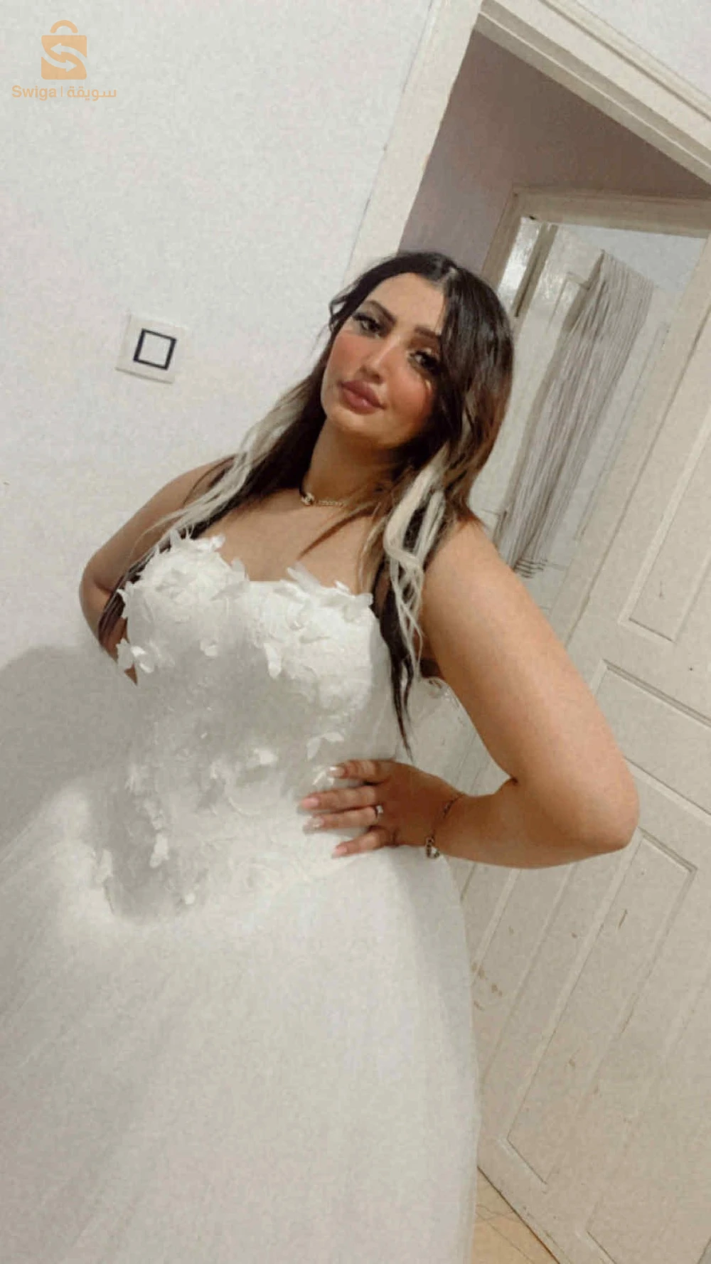 فستان عروس الابيض 
