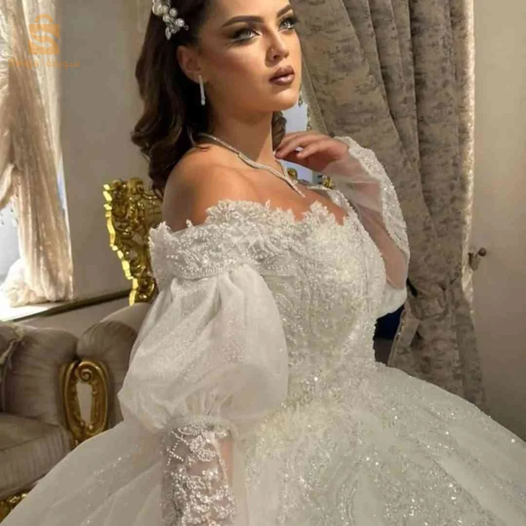 فستان عروس الابيض 