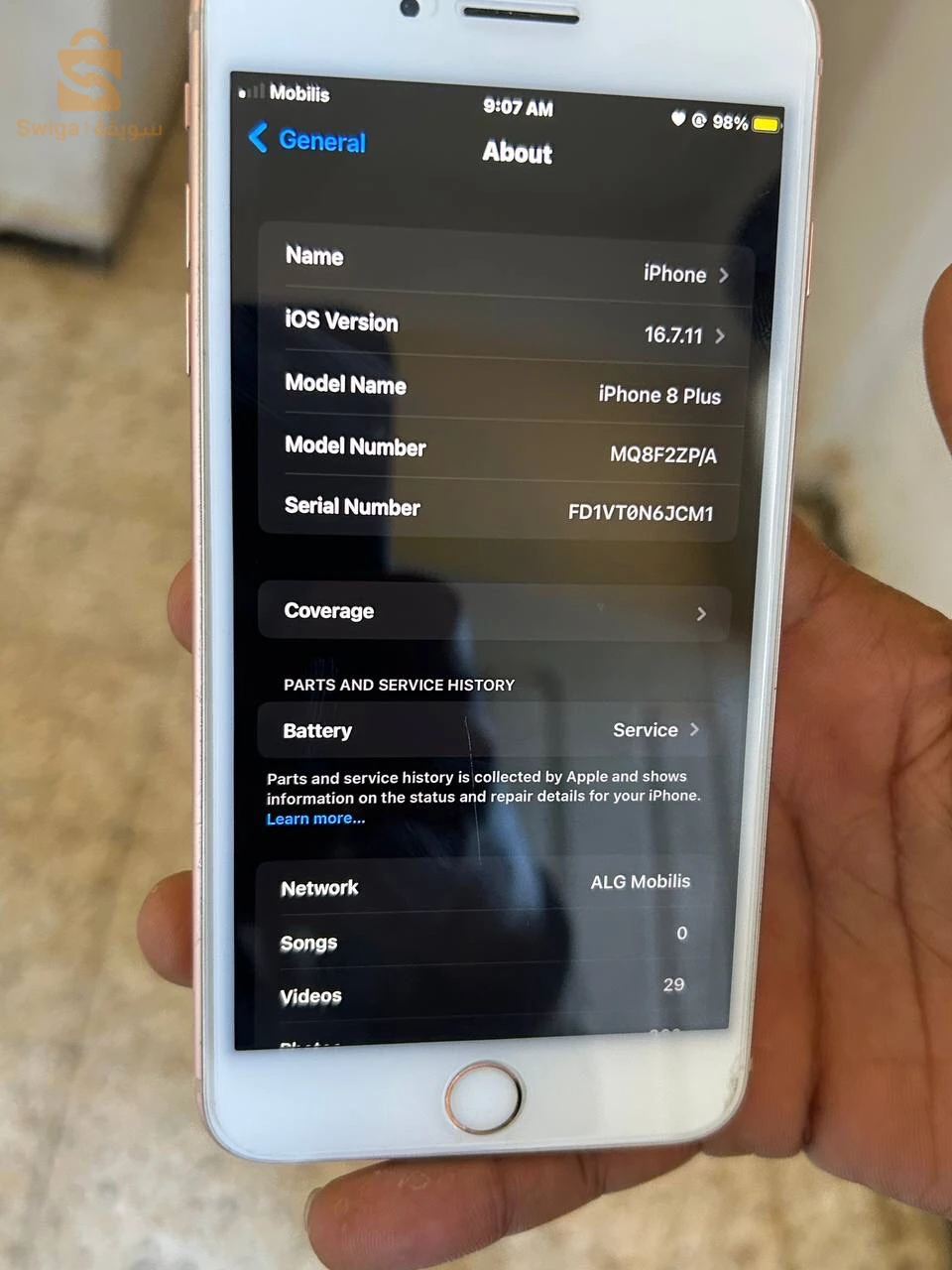 IPhone + 8 à vendre